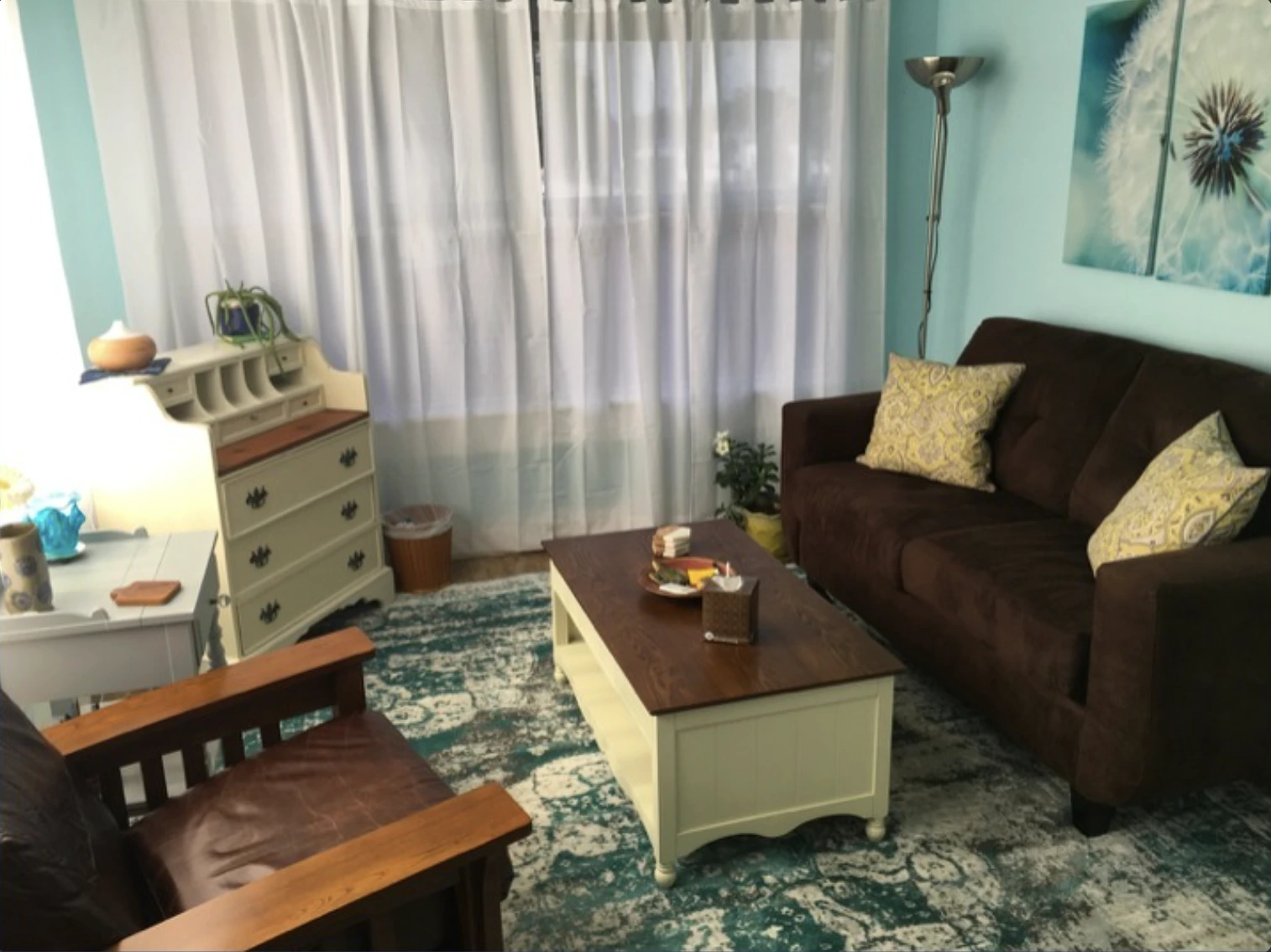 In-person therapy office in St. Petersburg, Florida